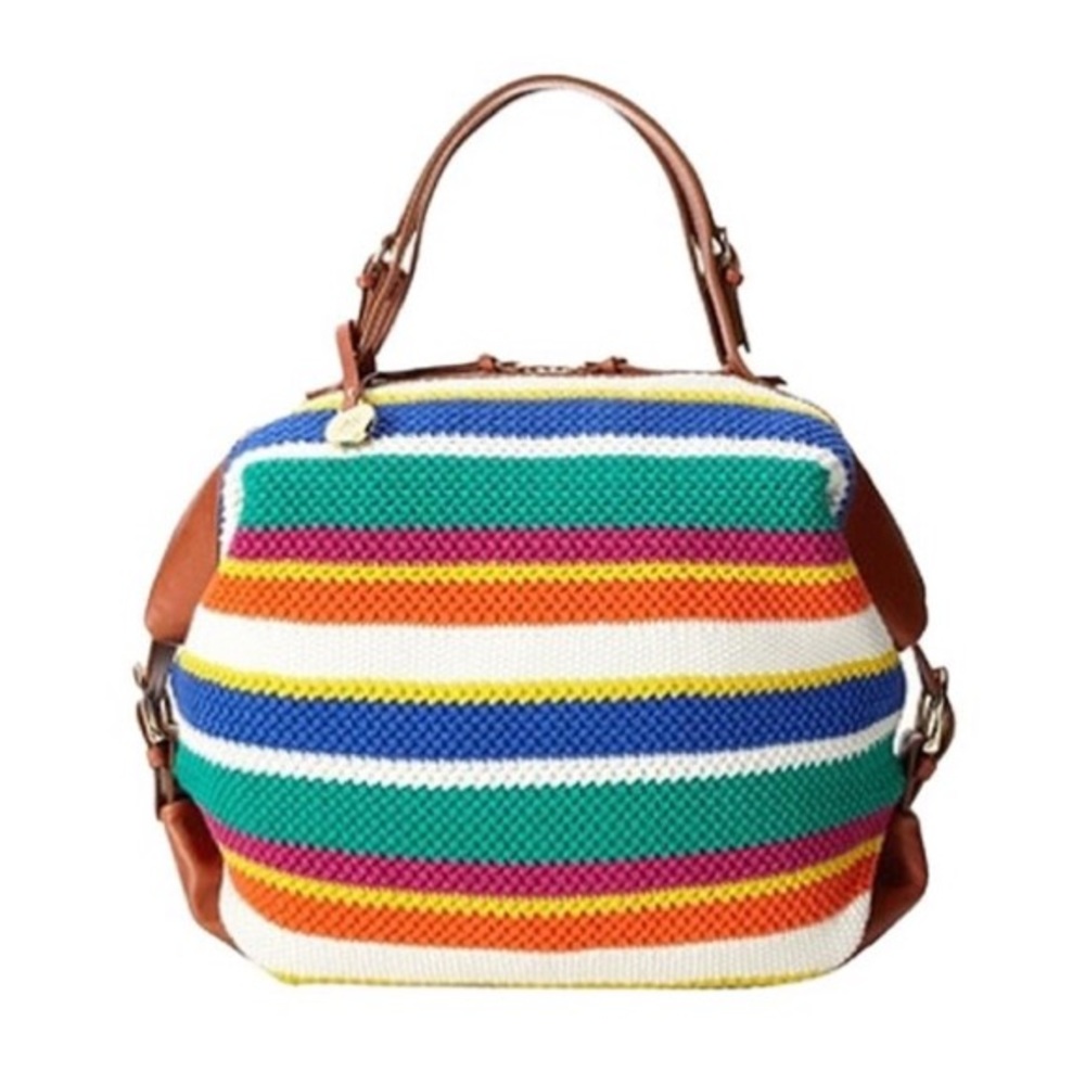 UGG Australia Multi-Color Crocheted Cotton Satchel